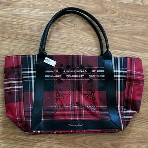 NWT Victoria’s Secret Plaid Tote